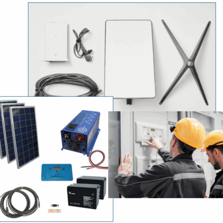 Starlink (Std) + 3KW Hybrid Solar Battery + Professional Installation