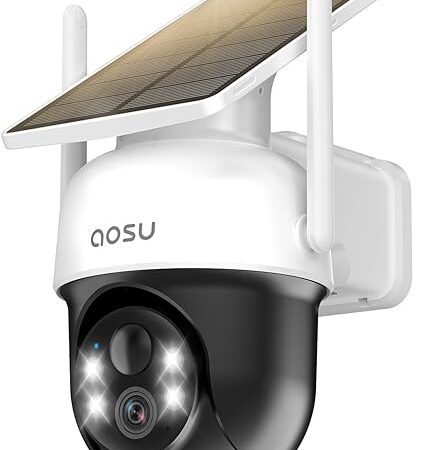 AOSU Outdoor Solar Dome Camera