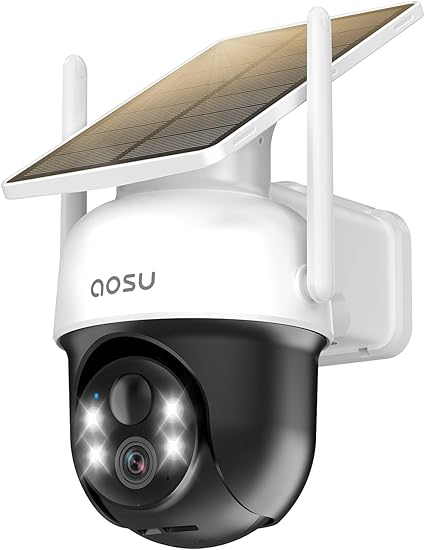 AOSU Outdoor Solar Dome Camera